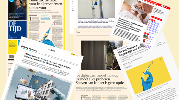 Anticancer Fund and De Tijd expose shady cancer treatments in the media